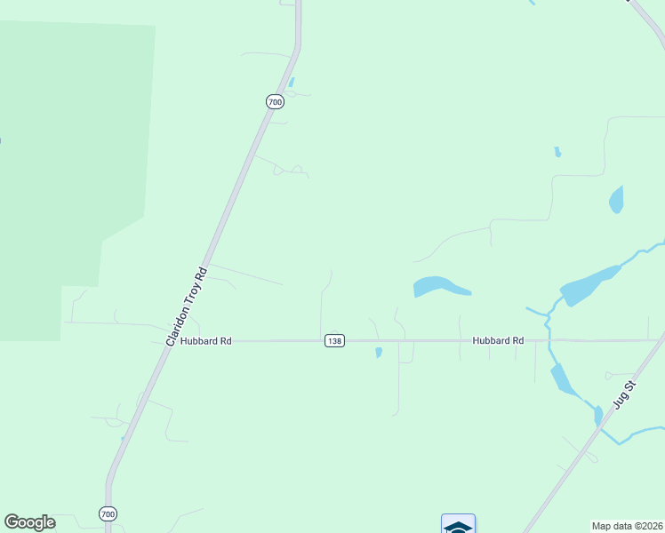 map of restaurants, bars, coffee shops, grocery stores, and more near 14150 Hubbard Road in Burton