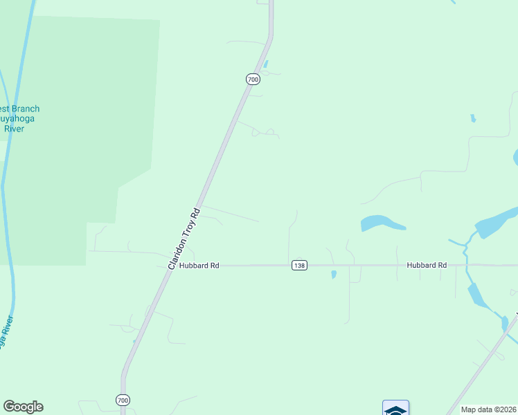 map of restaurants, bars, coffee shops, grocery stores, and more near 15923 Claridon Troy Road in Burton