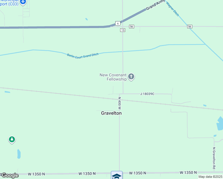map of restaurants, bars, coffee shops, grocery stores, and more near 72973 County Road 13 in Nappanee