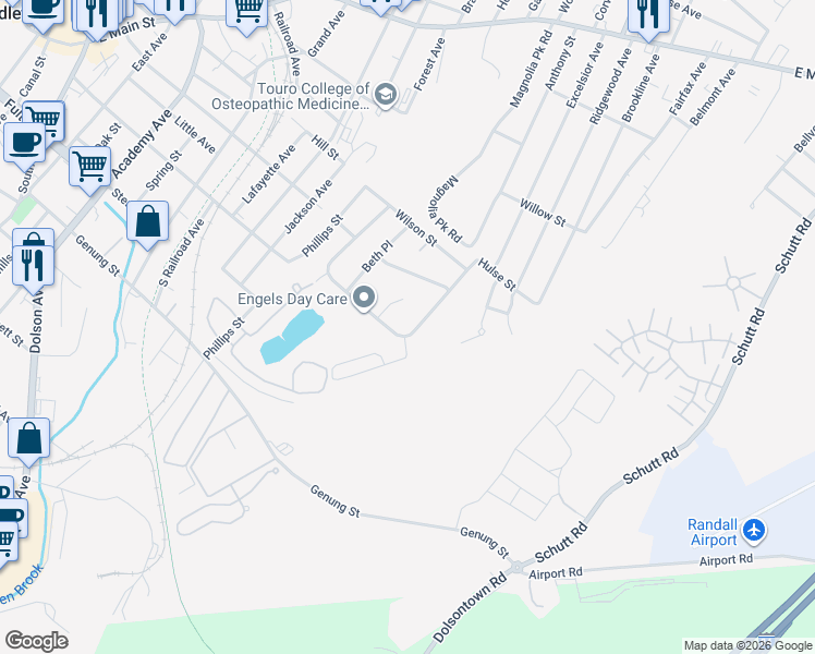 map of restaurants, bars, coffee shops, grocery stores, and more near 20 Beers Drive in Middletown