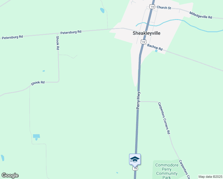 map of restaurants, bars, coffee shops, grocery stores, and more near in Sheakleyville