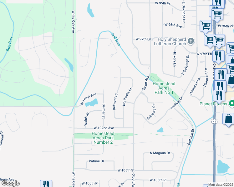map of restaurants, bars, coffee shops, grocery stores, and more near 9999 Belmont Court in Saint John