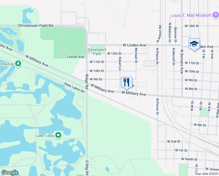 map of restaurants, bars, coffee shops, grocery stores, and more near 740 Davenport Avenue in Fremont