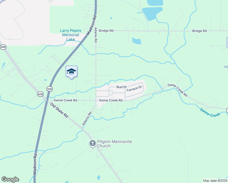 map of restaurants, bars, coffee shops, grocery stores, and more near 57 Bud Drive in Middlefield