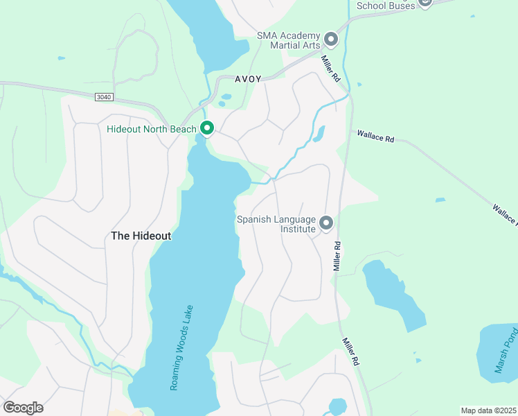 map of restaurants, bars, coffee shops, grocery stores, and more near 2144-2150 Roaming Wood Rd in Wayne