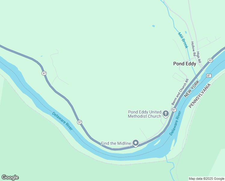 map of restaurants, bars, coffee shops, grocery stores, and more near in Pond Eddy