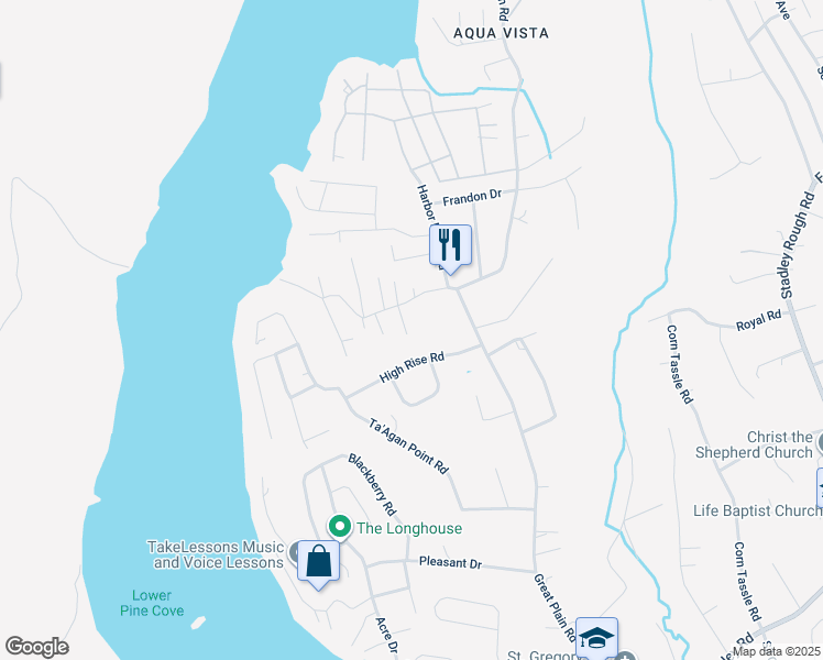 map of restaurants, bars, coffee shops, grocery stores, and more near 6 Vista Street in Danbury