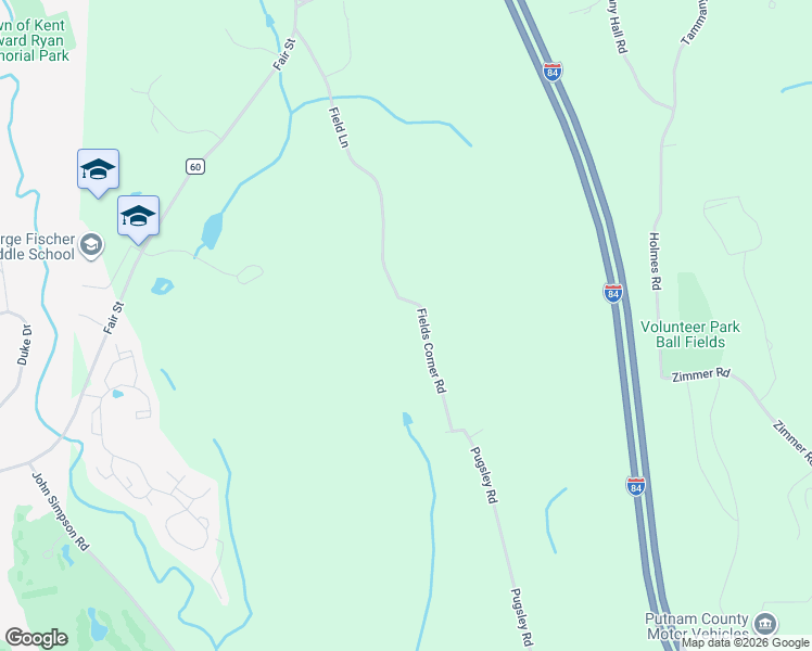 map of restaurants, bars, coffee shops, grocery stores, and more near 151 Pugsley Road in Brewster