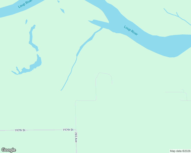 map of restaurants, bars, coffee shops, grocery stores, and more near 20099 265 Avenue in Columbus