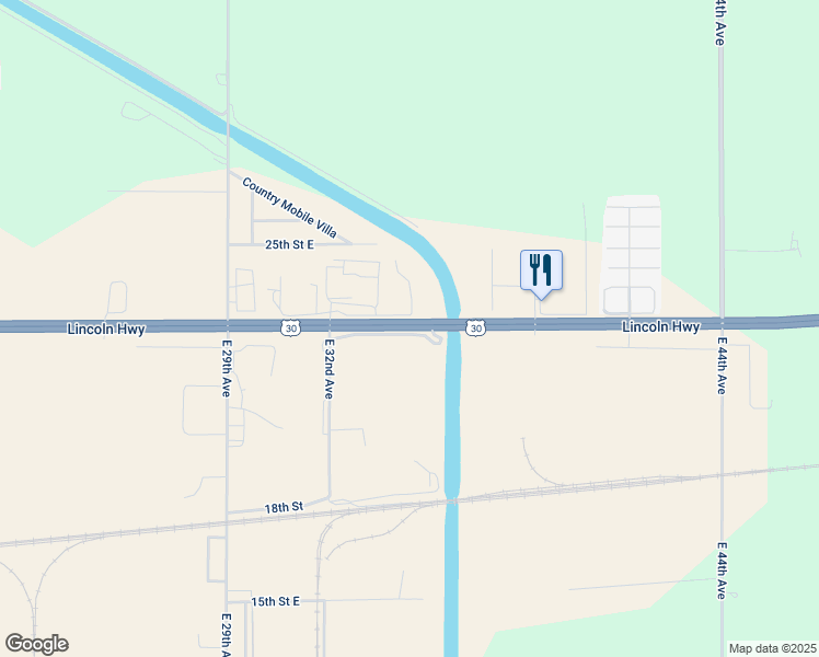 map of restaurants, bars, coffee shops, grocery stores, and more near 3420 23rd Street East in Columbus