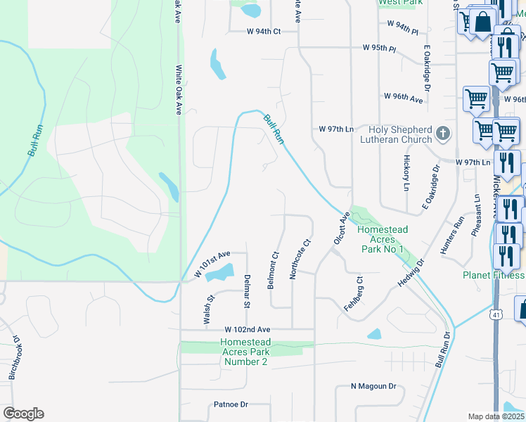 map of restaurants, bars, coffee shops, grocery stores, and more near 12336 Northcote Court in Saint John