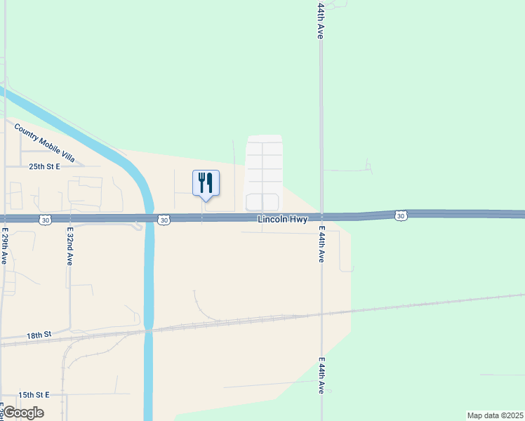 map of restaurants, bars, coffee shops, grocery stores, and more near East 24th Street in Columbus