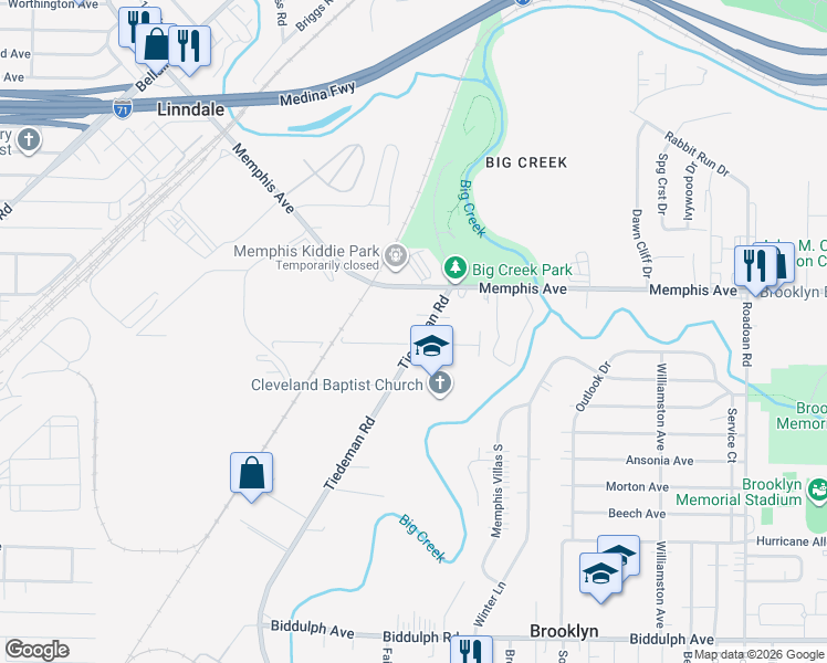 map of restaurants, bars, coffee shops, grocery stores, and more near 10314 Manoa Avenue in Brooklyn