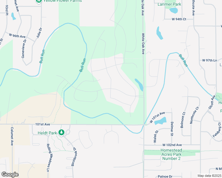 map of restaurants, bars, coffee shops, grocery stores, and more near 9740 White Oak Avenue in Dyer