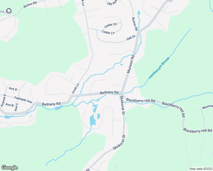 map of restaurants, bars, coffee shops, grocery stores, and more near 371 Bethany Road in Beacon Falls
