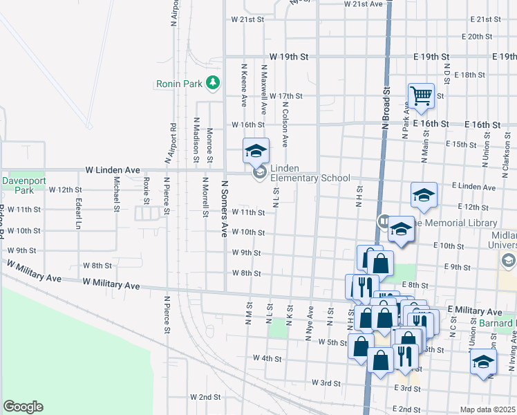 map of restaurants, bars, coffee shops, grocery stores, and more near 756 West 11th Street in Fremont