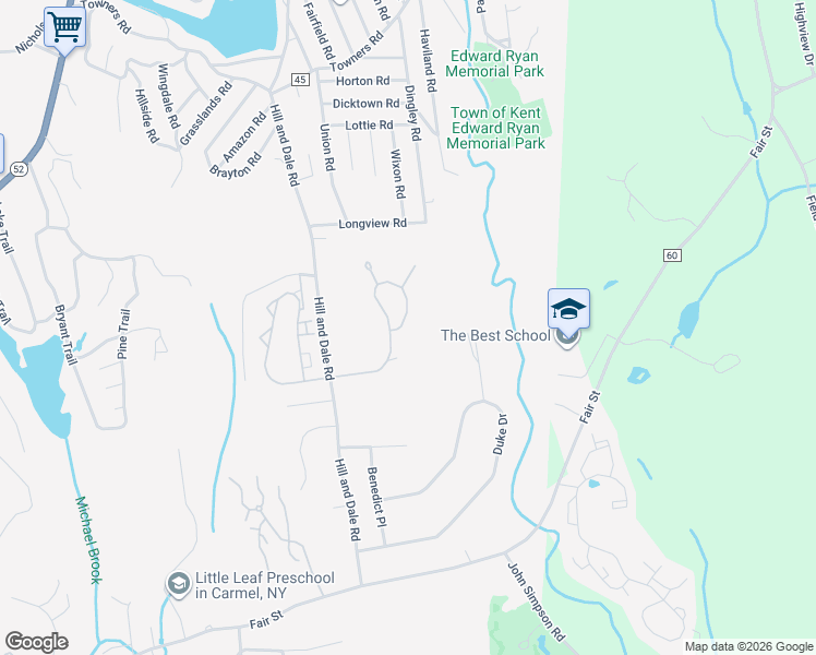 map of restaurants, bars, coffee shops, grocery stores, and more near 114 Fairways Crescent in Carmel Hamlet
