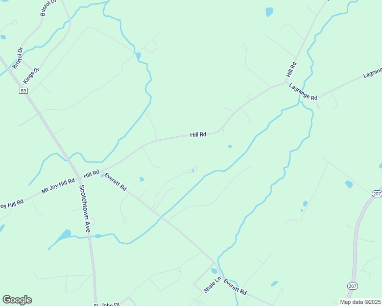 map of restaurants, bars, coffee shops, grocery stores, and more near 83 Hill Rd in Goshen