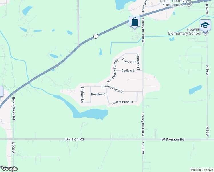 map of restaurants, bars, coffee shops, grocery stores, and more near 3152 Arran Quay Terrace in Valparaiso