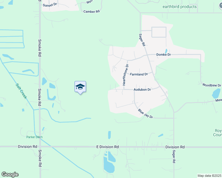 map of restaurants, bars, coffee shops, grocery stores, and more near 2-288 Audubon Drive in Valparaiso
