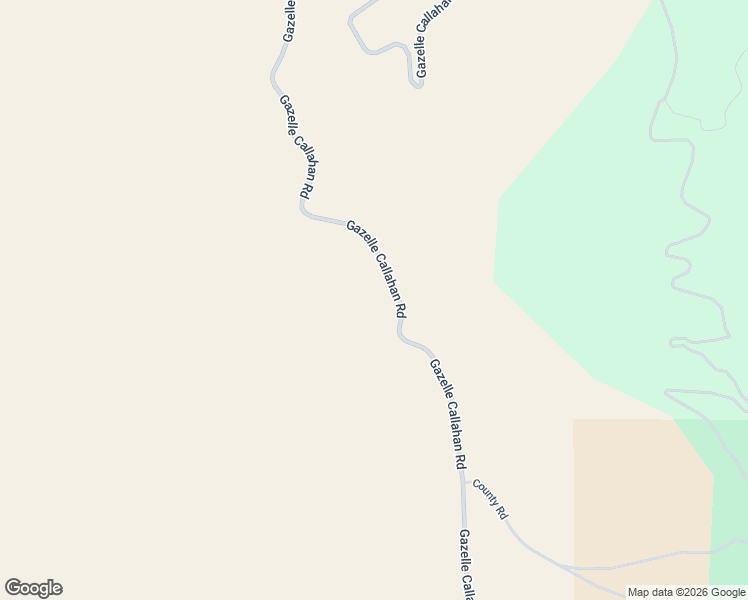 map of restaurants, bars, coffee shops, grocery stores, and more near 13390-16810 Gazelle Callahan Road in Gazelle