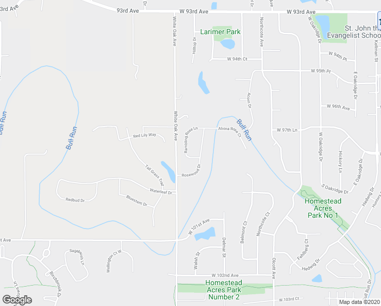 map of restaurants, bars, coffee shops, grocery stores, and more near 9791 Rambling Rose Lane in Saint John