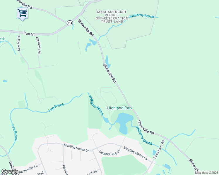 map of restaurants, bars, coffee shops, grocery stores, and more near 6 Lakeside Drive in Ledyard
