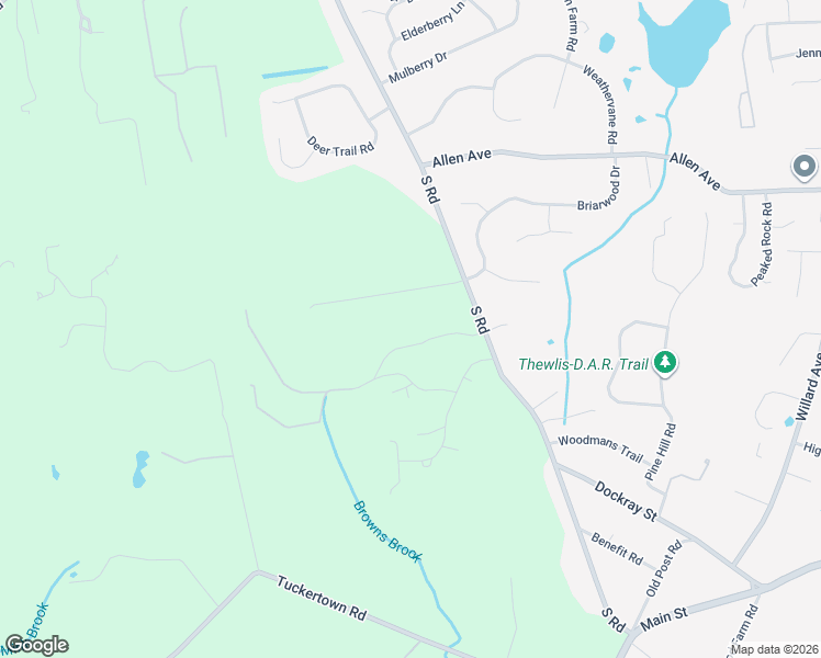map of restaurants, bars, coffee shops, grocery stores, and more near 362 S Rd in South Kingstown