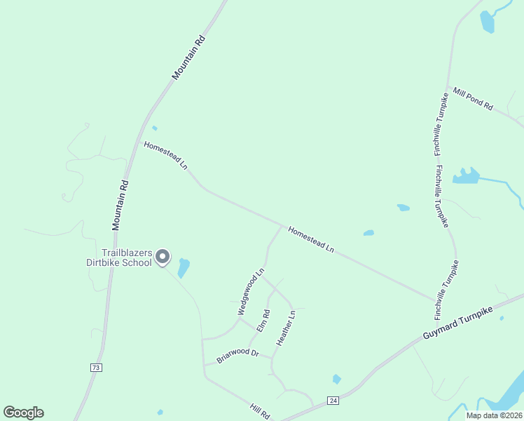 map of restaurants, bars, coffee shops, grocery stores, and more near 132 Homestead Lane in Otisville