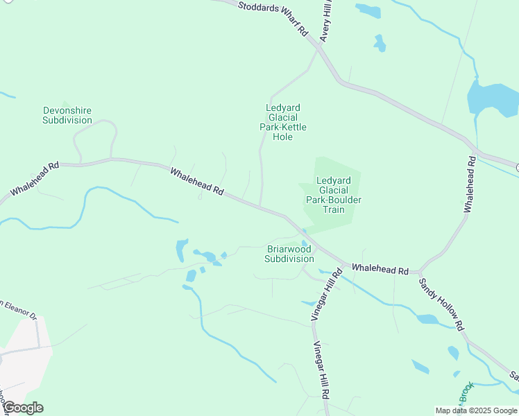 map of restaurants, bars, coffee shops, grocery stores, and more near Whalehead Road & Avery Hill Road Extension in Ledyard