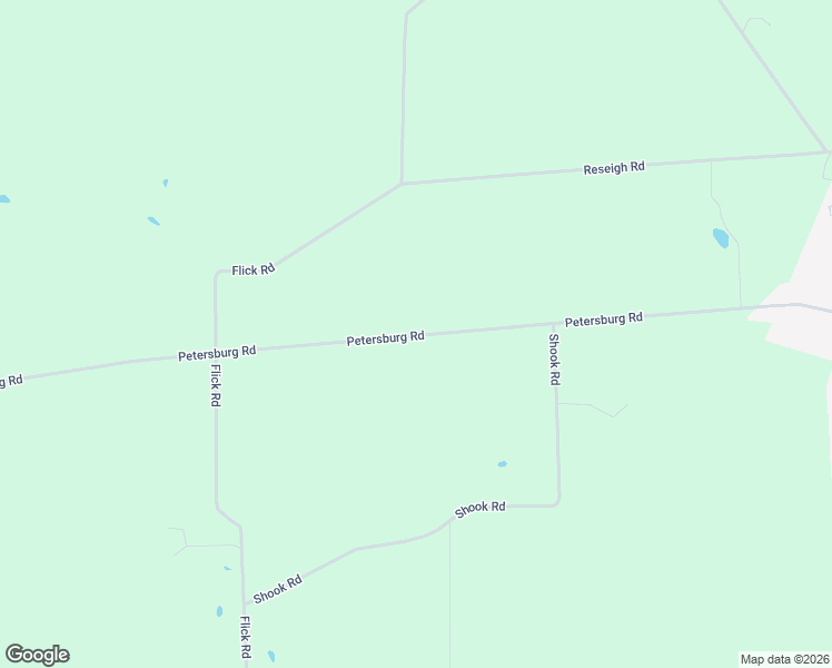 map of restaurants, bars, coffee shops, grocery stores, and more near 1158 Petersburg Road in Hadley