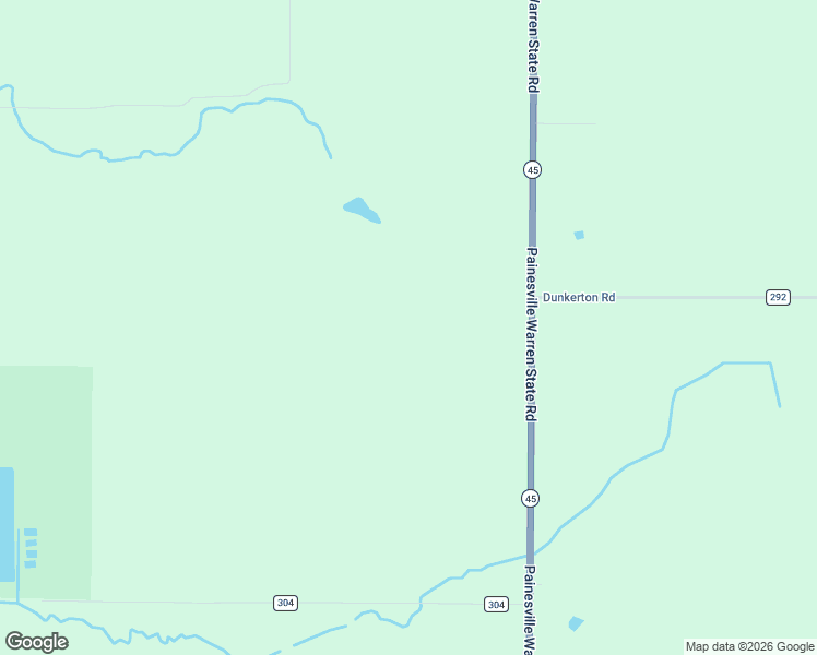 map of restaurants, bars, coffee shops, grocery stores, and more near 8121 Warren Painsville in North Bloomfield