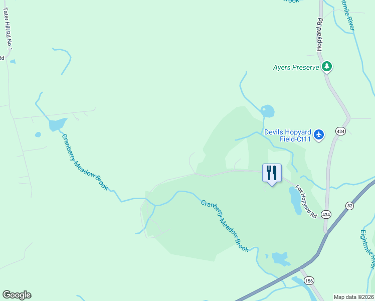 map of restaurants, bars, coffee shops, grocery stores, and more near 302 Fox Hopyard Road in East Haddam