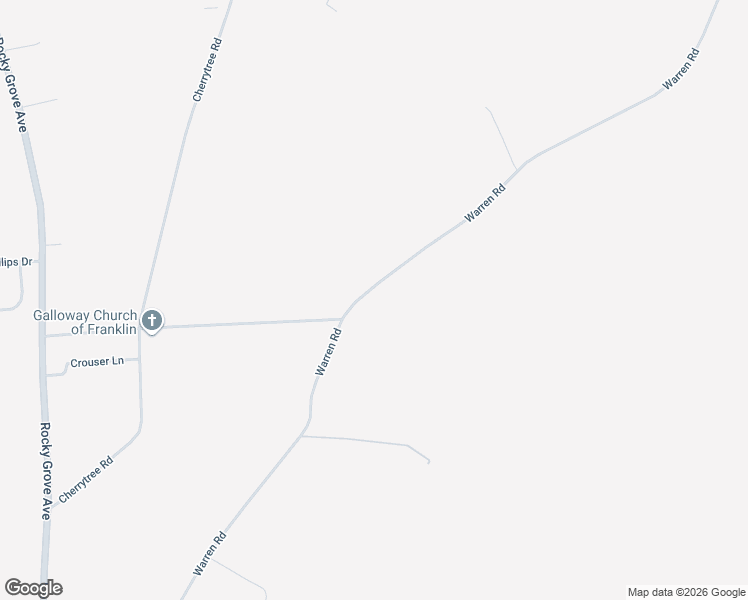 map of restaurants, bars, coffee shops, grocery stores, and more near 636 Warren Road in Franklin