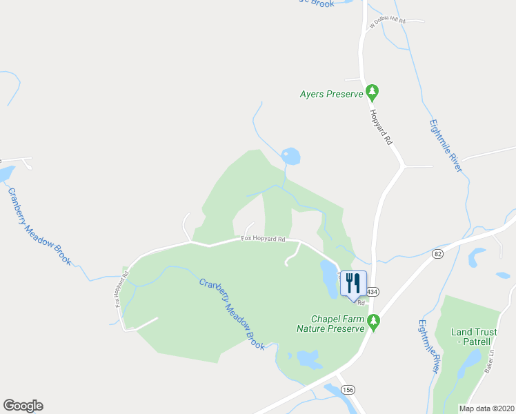 map of restaurants, bars, coffee shops, grocery stores, and more near 205 Fox Hopyard Road in East Haddam