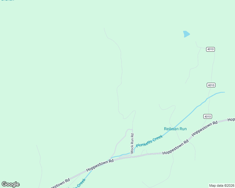 map of restaurants, bars, coffee shops, grocery stores, and more near Mock Run Road in Lycoming County