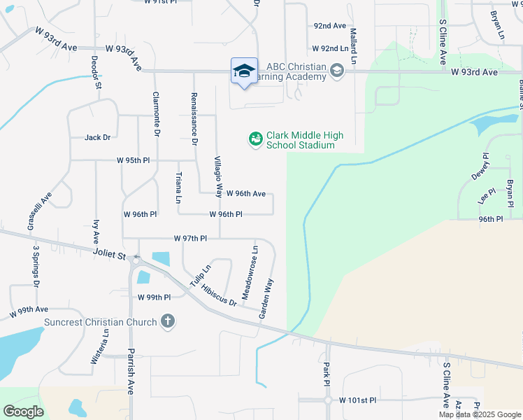 map of restaurants, bars, coffee shops, grocery stores, and more near 9016 West 96th Place in Saint John
