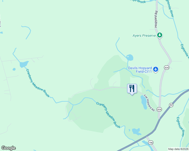 map of restaurants, bars, coffee shops, grocery stores, and more near 302 Fox Hopyard Road in East Haddam