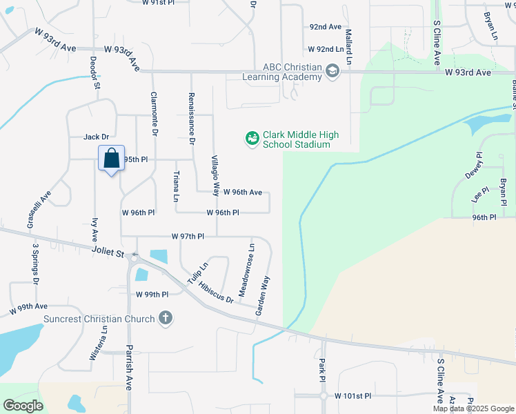 map of restaurants, bars, coffee shops, grocery stores, and more near 9016 West 96th Place in Saint John