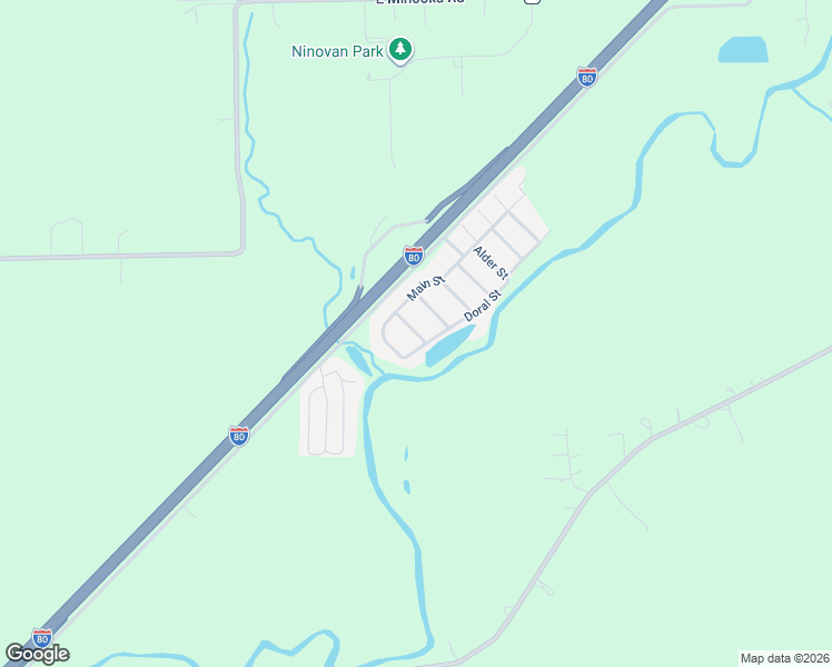map of restaurants, bars, coffee shops, grocery stores, and more near 99 Birch Street in Minooka