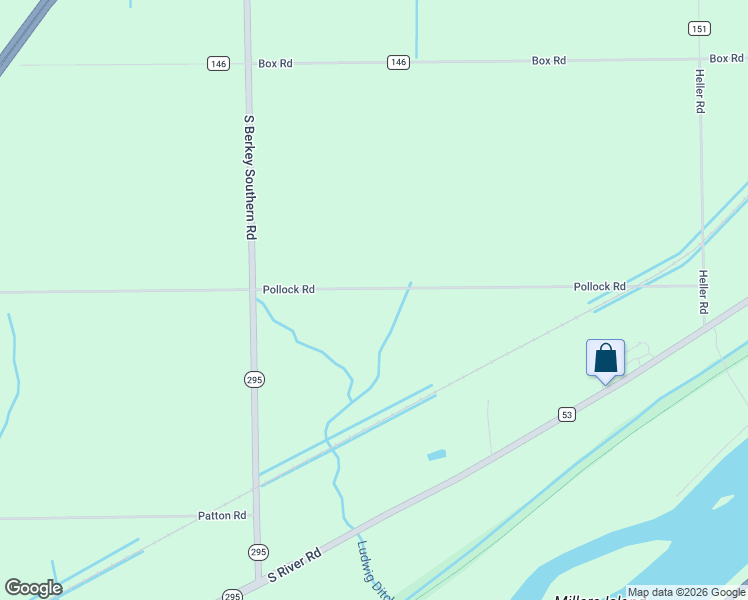 map of restaurants, bars, coffee shops, grocery stores, and more near 11655 Pollack Road in Grand Rapids