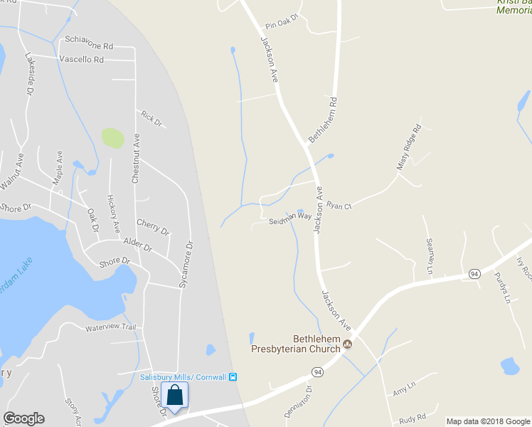 map of restaurants, bars, coffee shops, grocery stores, and more near 7 Farm Hollow Road in New Windsor