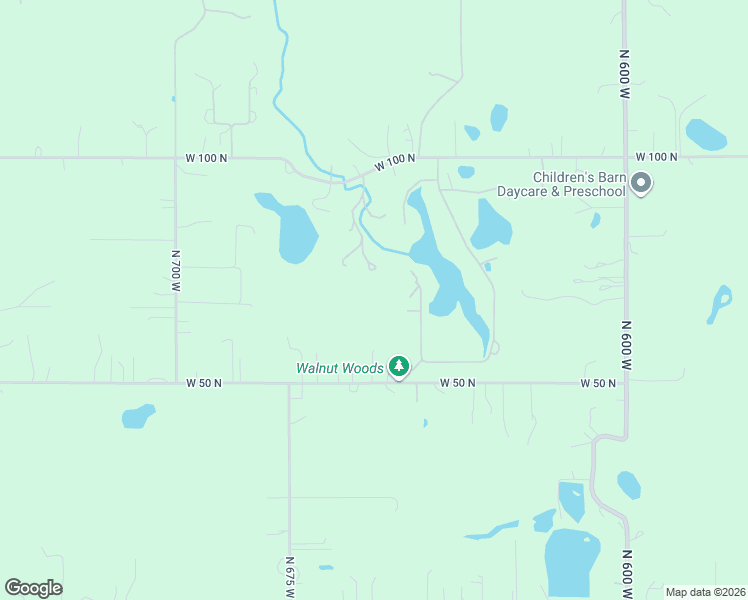 map of restaurants, bars, coffee shops, grocery stores, and more near 93 656 West in Valparaiso
