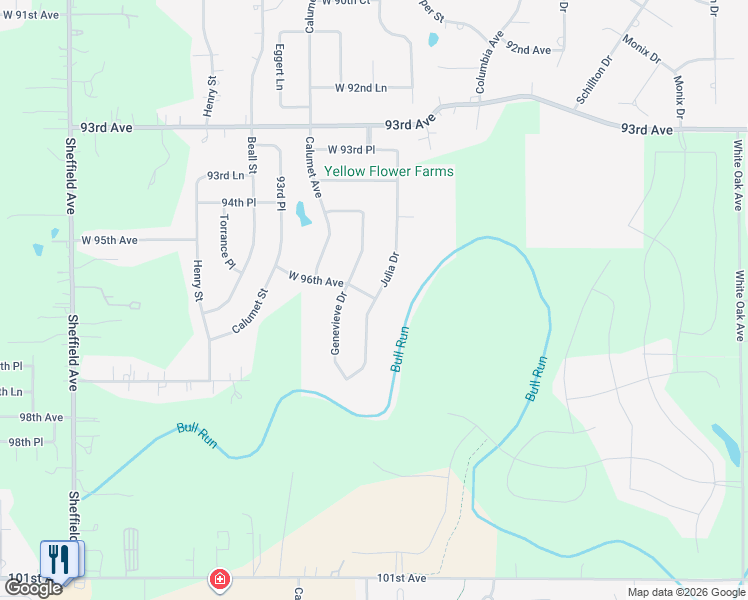 map of restaurants, bars, coffee shops, grocery stores, and more near 9672 Julia Drive in Saint John