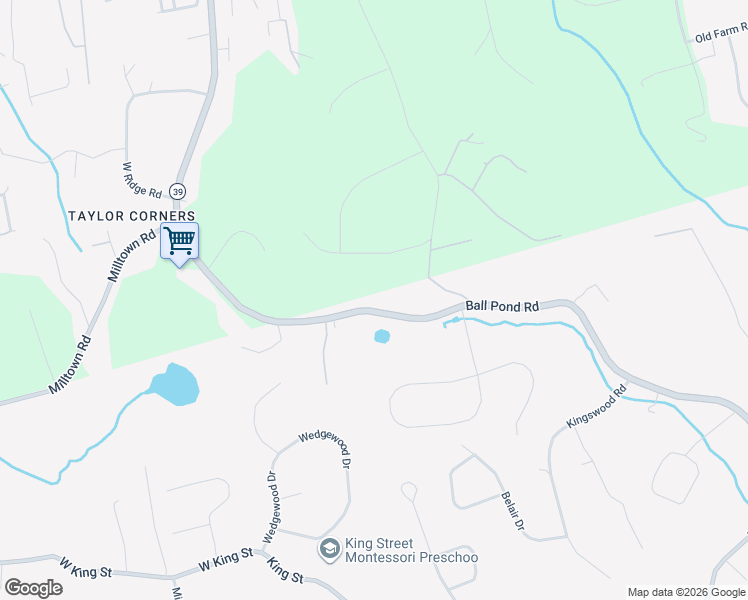 map of restaurants, bars, coffee shops, grocery stores, and more near 75 Ball Pond Road in Danbury