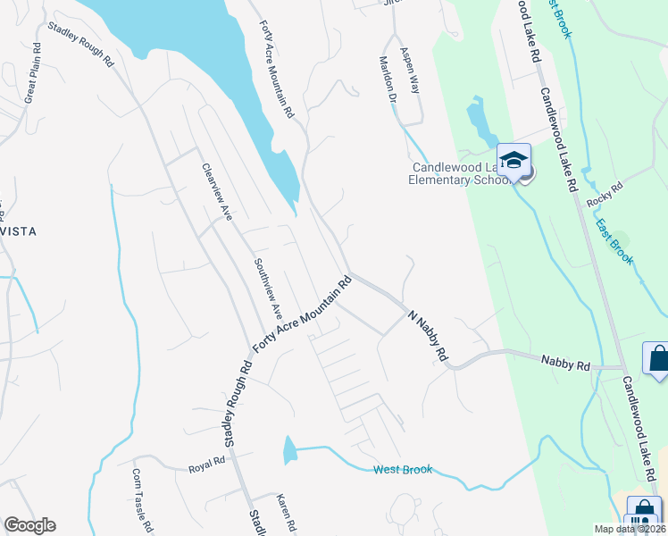 map of restaurants, bars, coffee shops, grocery stores, and more near 6 Indian Avenue in Danbury