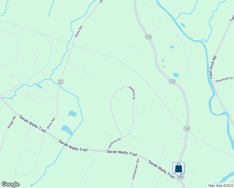 map of restaurants, bars, coffee shops, grocery stores, and more near 43 Hickory Drive in Campbell Hall