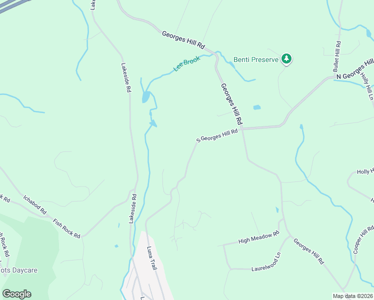 map of restaurants, bars, coffee shops, grocery stores, and more near 150 South Georges Hill Road in Southbury
