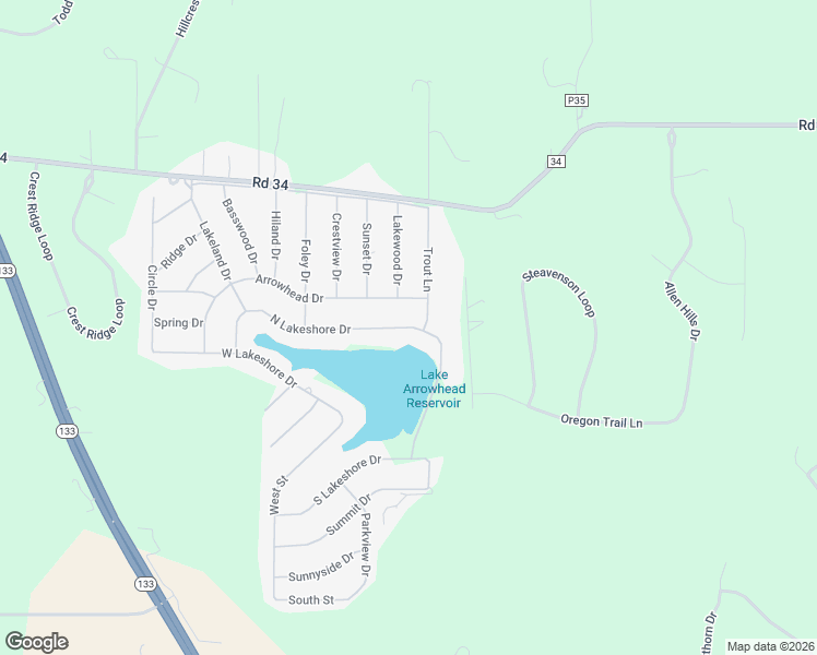 map of restaurants, bars, coffee shops, grocery stores, and more near 10894 North Lakeshore Drive in Blair