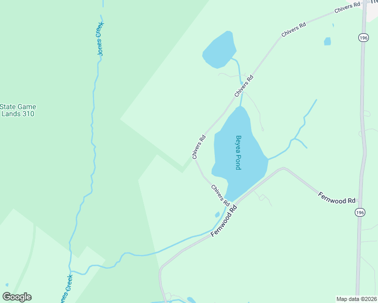map of restaurants, bars, coffee shops, grocery stores, and more near 161 Chivers Road in Lake Ariel